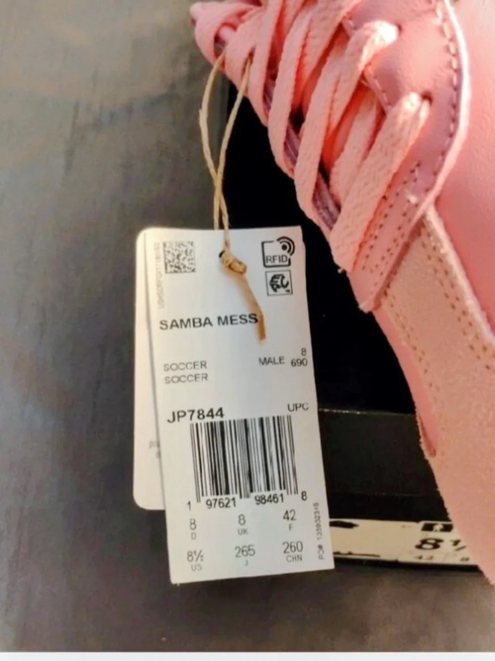 Adidas Samba Messi International Miami Pink Sneakers Men's 8.5 Women's 9.5